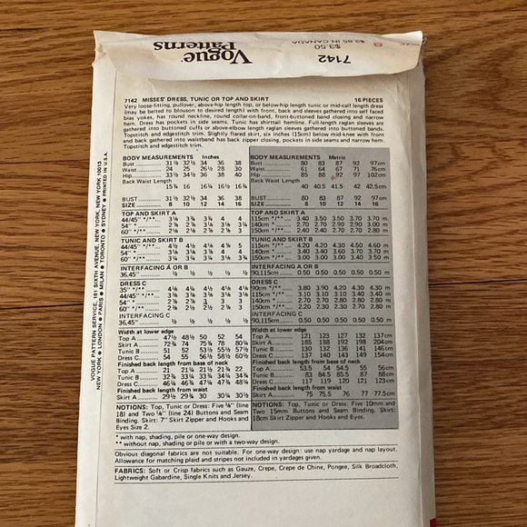 VTG 4 UNCUT Vogue Dress Patterns - Picture 12 of 13